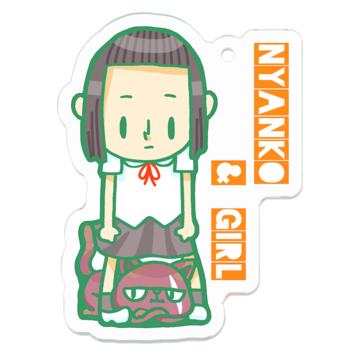 アクリルキーホルダー - 50 x 50 (mm)