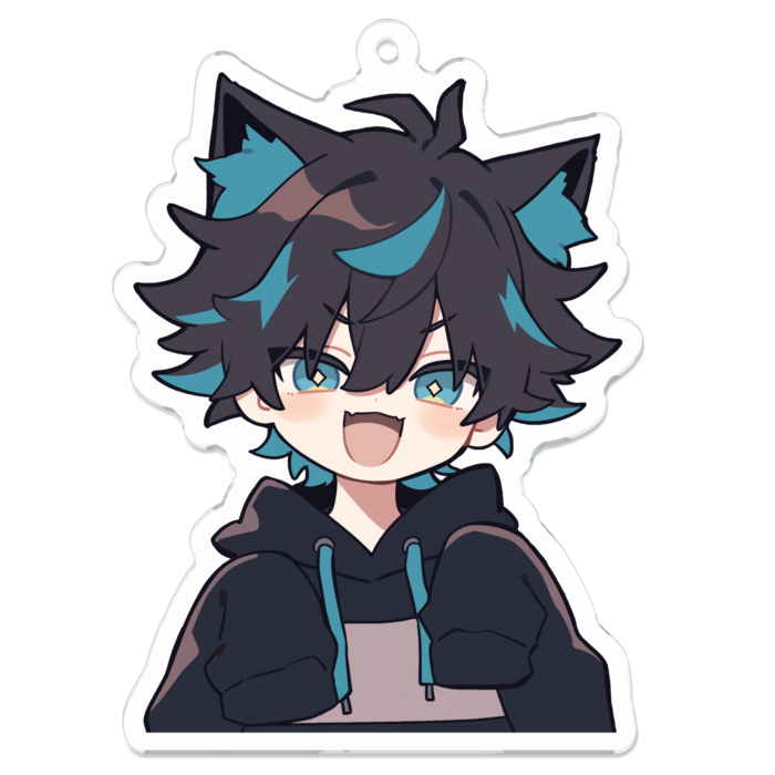 アクリルキーホルダー - 70 x 70 (mm)