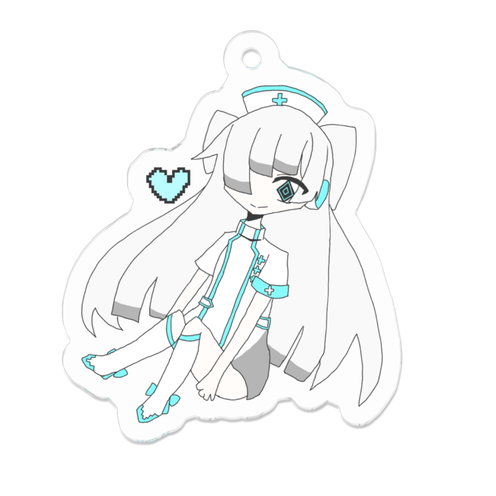 アクリルキーホルダー - 50 x 50 (mm)