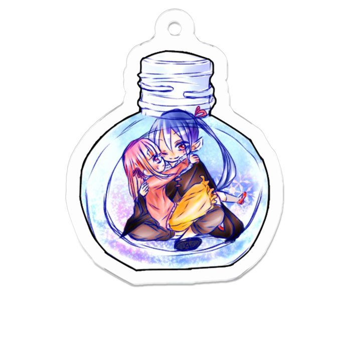 アクリルキーホルダー - 50 x 50 (mm)