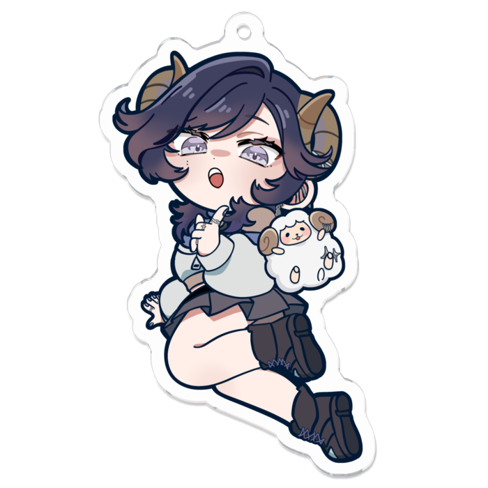 ぽかん顔 - 70 x 70 (mm)