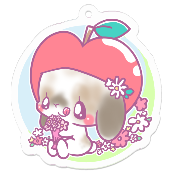 アクリルキーホルダー - 50 x 50 (mm)