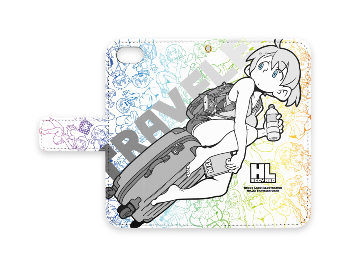 手帳型iPhoneケース - iPhone 8 / 7 - ストラップ穴 あり