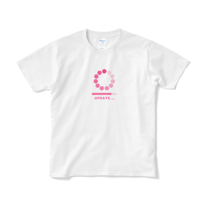UPDATE（ピンク） Tシャツ - S - ホワイト
