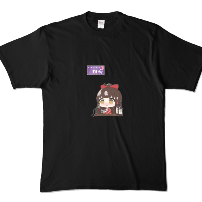 カラーTシャツ - XL - ブラック (濃色)