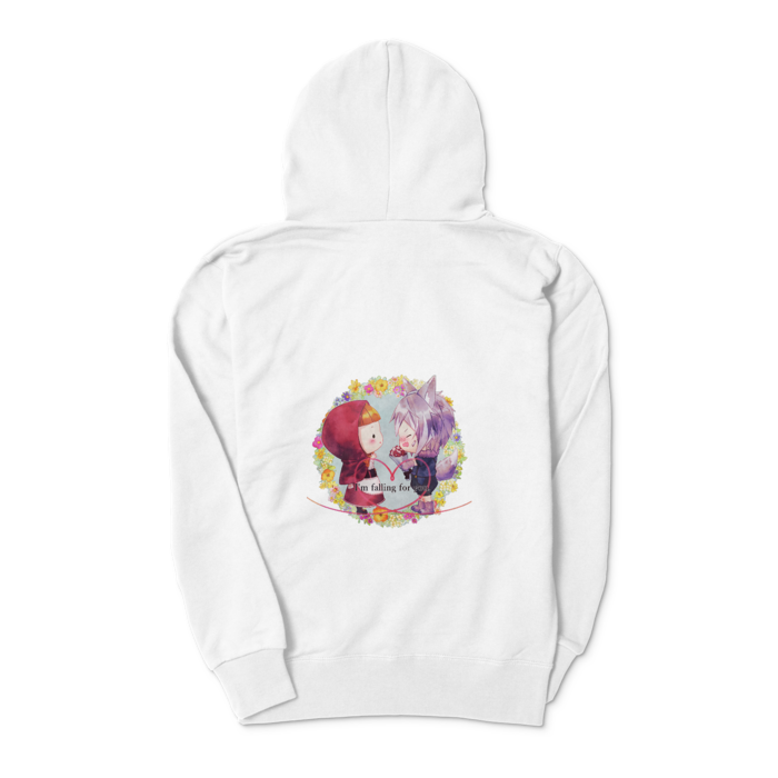 ジップパーカー - S - ホワイト