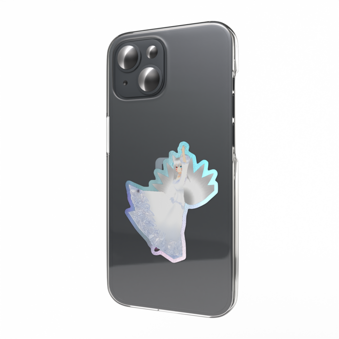 オーロラスマホステッカー - 縦