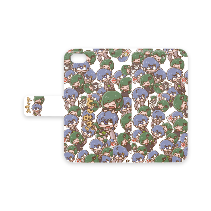 手帳型iPhoneケース - iPhone 8 / 7 / SE2 - ストラップ穴 あり