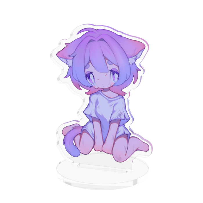 アクリルスタンド(野良猫ver) - 70x70mm