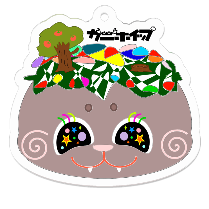 アクリルキーホルダー - 50 x 50 (mm)