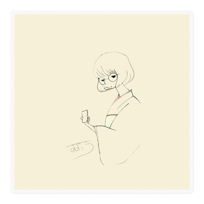 ステッカー - 100 x 100 (mm)