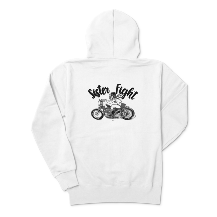 ジップパーカー - M - ホワイト