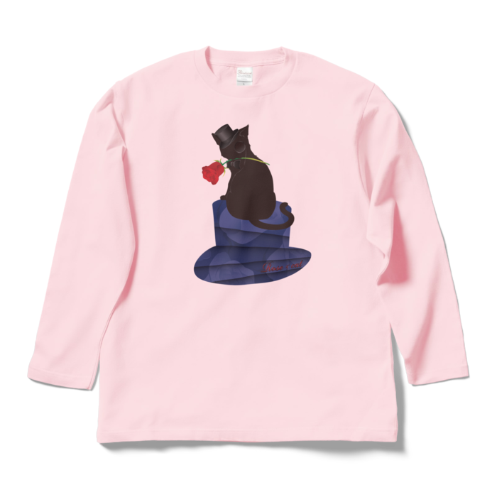 ロングスリーブTシャツ - L - ライトピンク