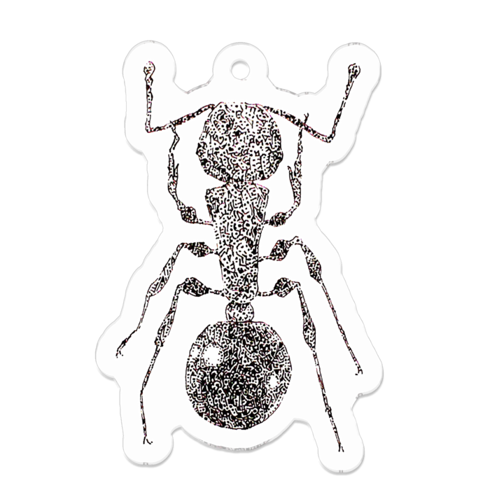 アクリルキーホルダー - 50 x 50 (mm)