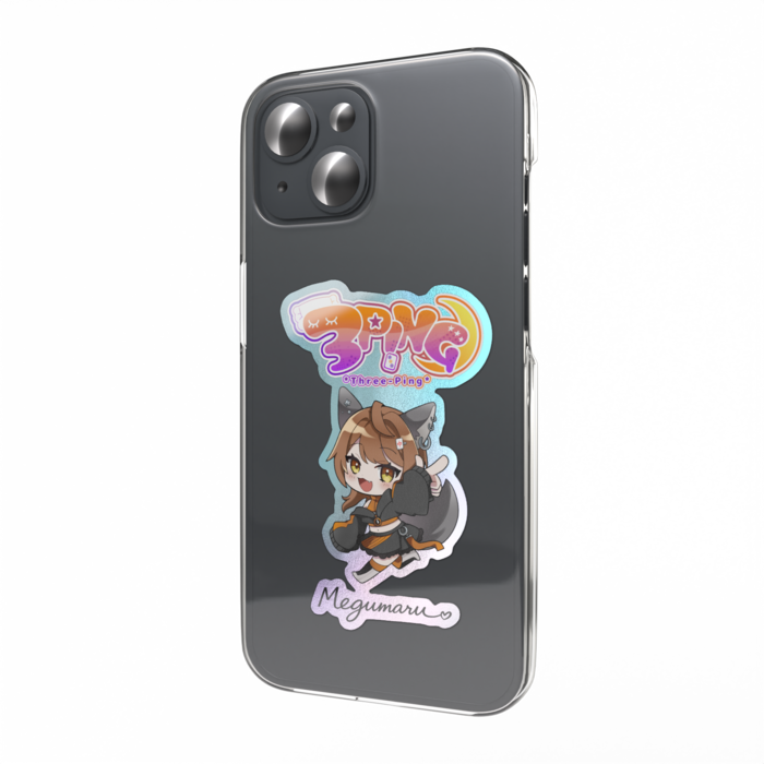 めぐまるオーロラスマホステッカー 