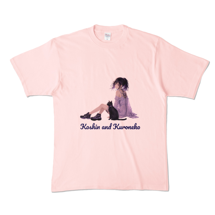 カラーTシャツ - XL - ライトピンク (淡色)