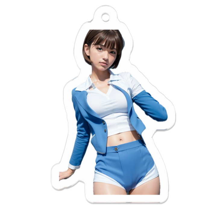 アクリルキーホルダー - 50 x 50 (mm)