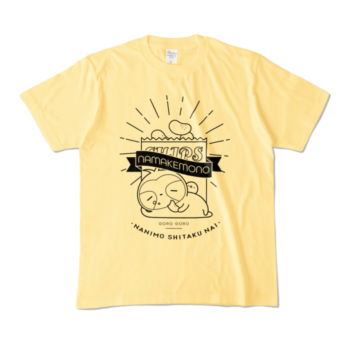 カラーTシャツ - M - ライトイエロー (淡色)