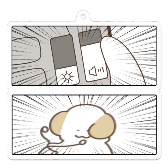 アクリルキーホルダー - 70 x 70 (mm)