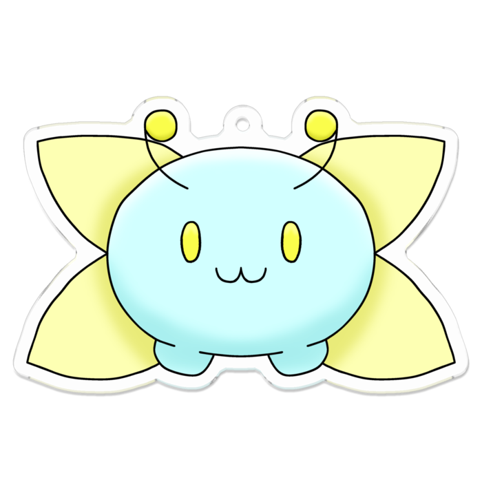 りんねむしアクキー(水色)