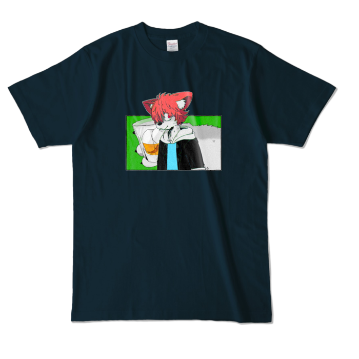 カラーTシャツ - L - ネイビー (濃色)