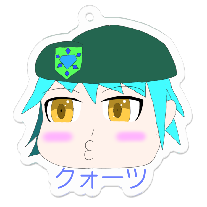 アクリルキーホルダー - 50 x 50 (mm)