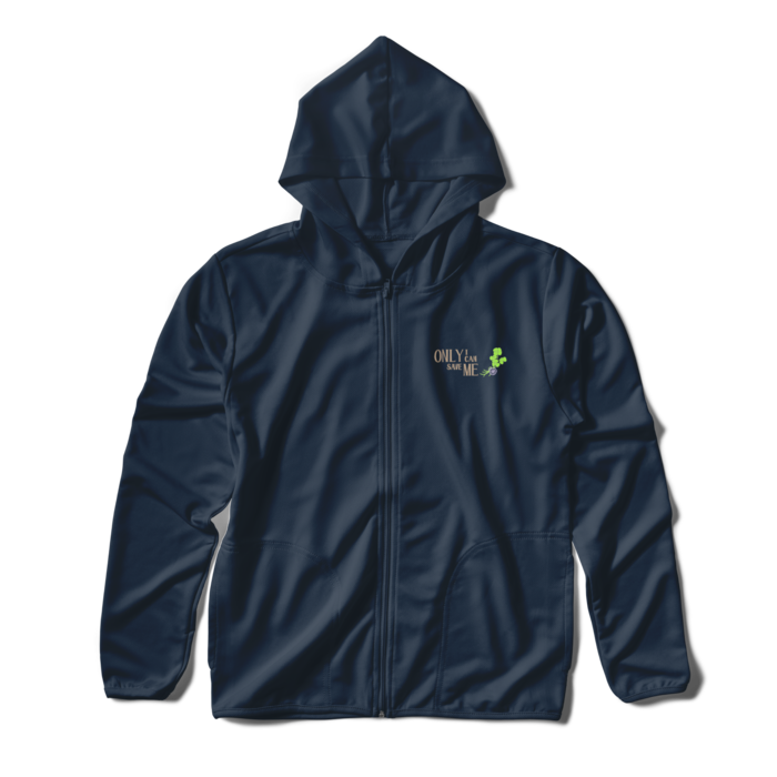 ジップパーカー - S - ネイビー