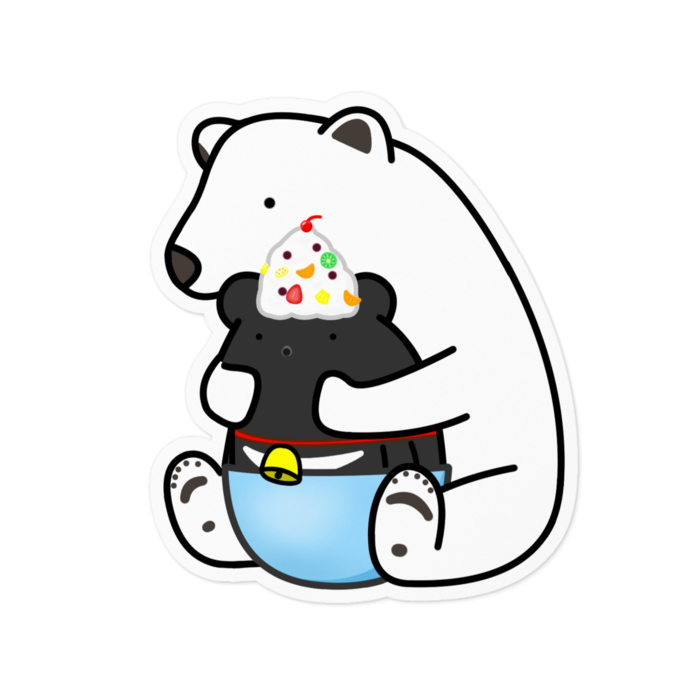 ステッカー - 100 x 100 (mm)