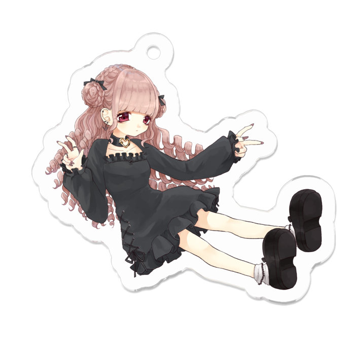 アクリルキーホルダー - 50 x 50 (mm)