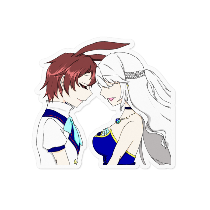 ステッカー - 100 x 100 (mm)