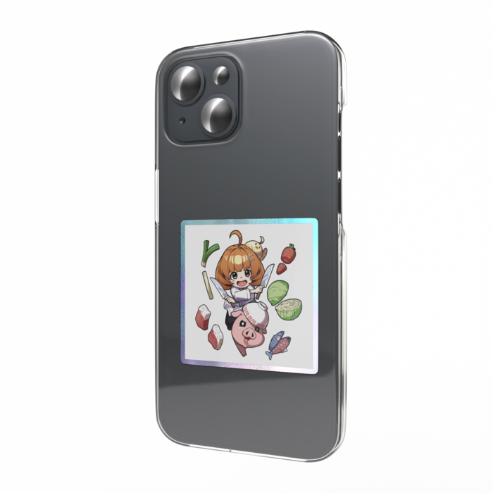 オーロラスマホステッカー - 縦