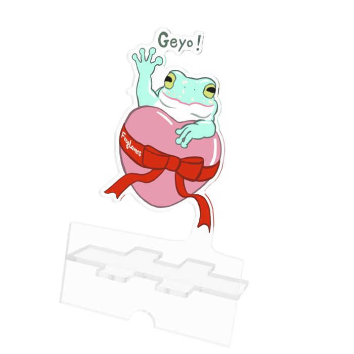 アクリルスマホスタンド - 100x160mm(ケーブル穴あり)