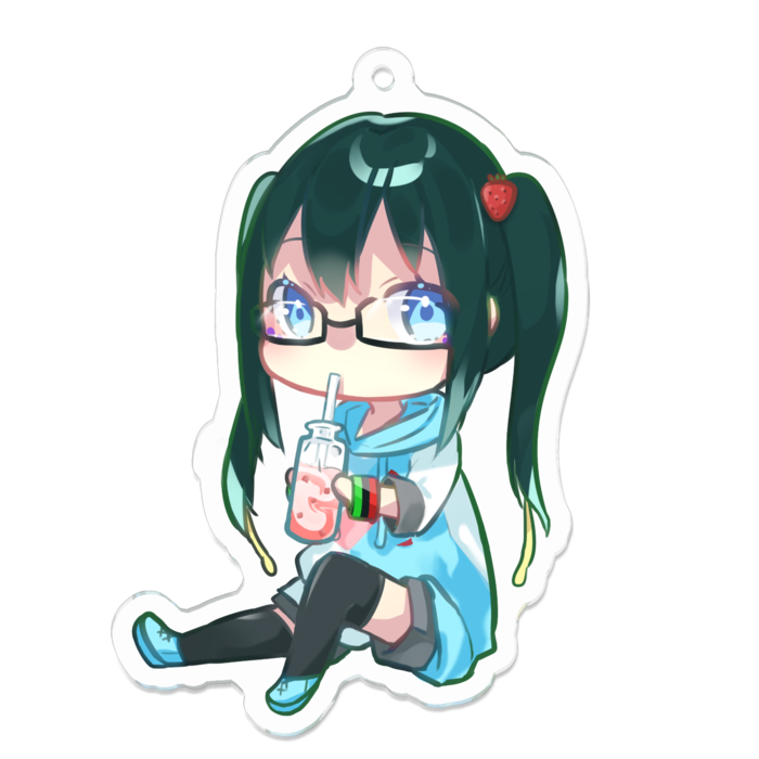 アクリルキーホルダー - 70 x 70 (mm) 渡辺 ver.