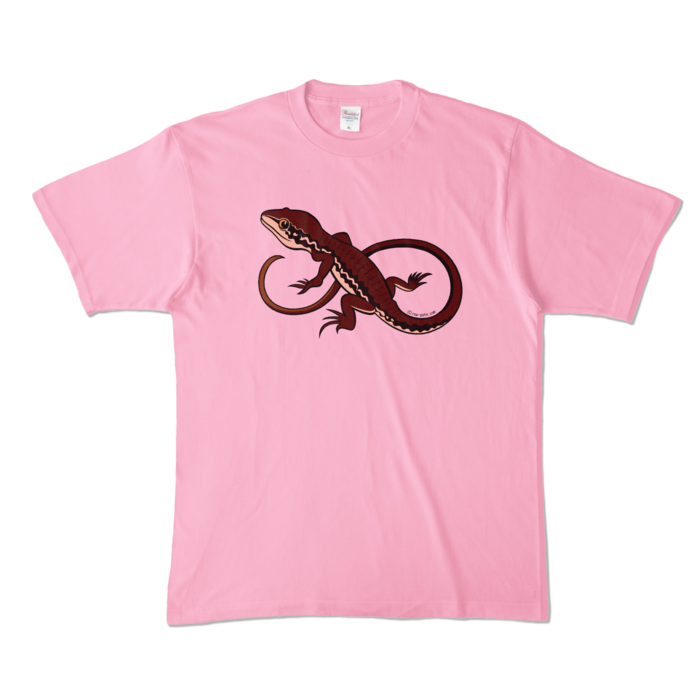 カラーTシャツ - XL - ピーチ (淡色)