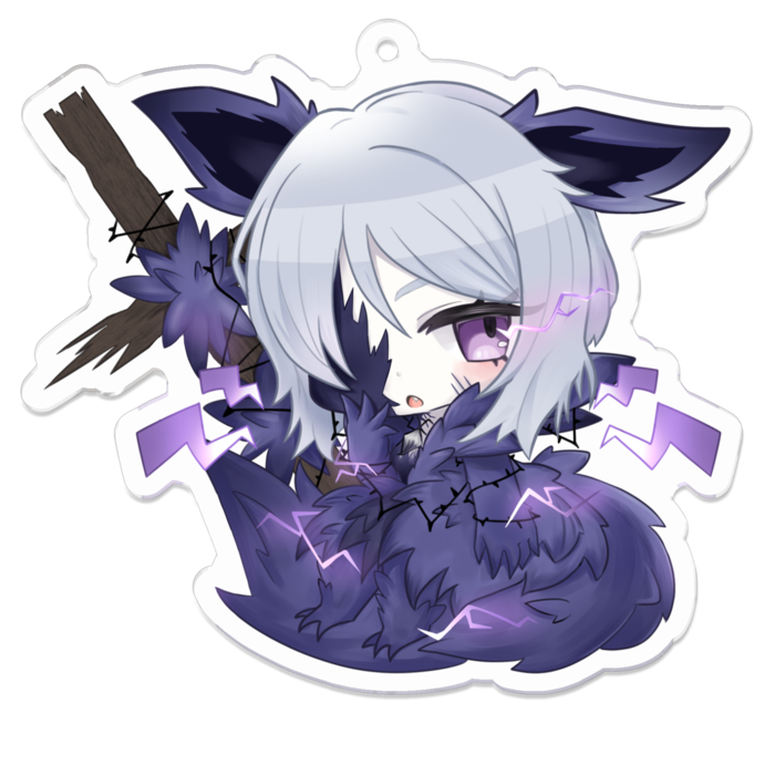 アクリルキーホルダー - 70 x 70 (mm)