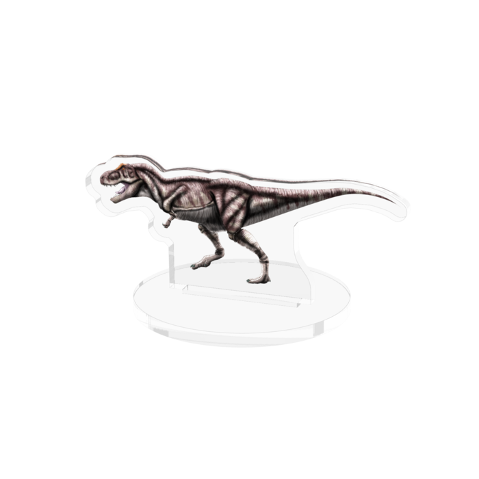 アクリルフィギュア-ティラノサウルス- - 70x70mm
