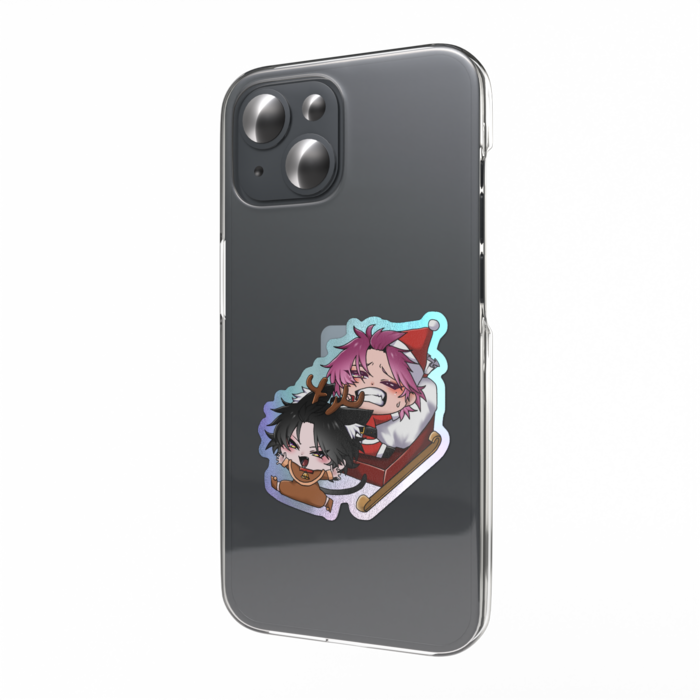 オーロラスマホステッカー - 縦