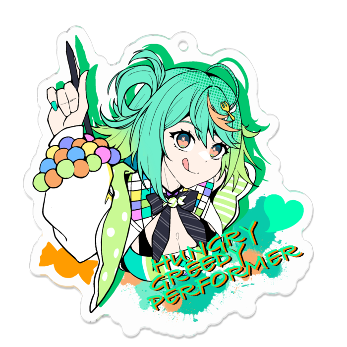 ぷわぷわぽぷら - 70 x 70 (mm)