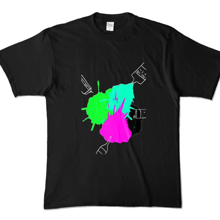 カラーTシャツ - XL - ブラック (濃色)