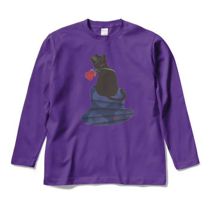 ロングスリーブTシャツ - M - パープル