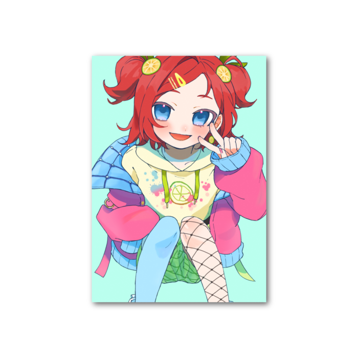 フォト風カード - 縦 - 片面