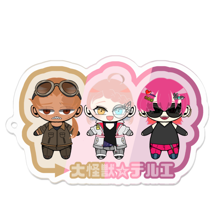 アクリルキーホルダー - 70 x 70 (mm)