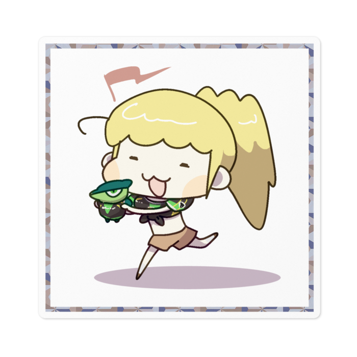 【ステッカー】サッカー観戦ご堪能ンナさん