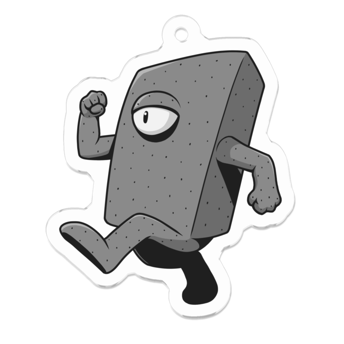 アクリルキーホルダー - 50 x 50 (mm)