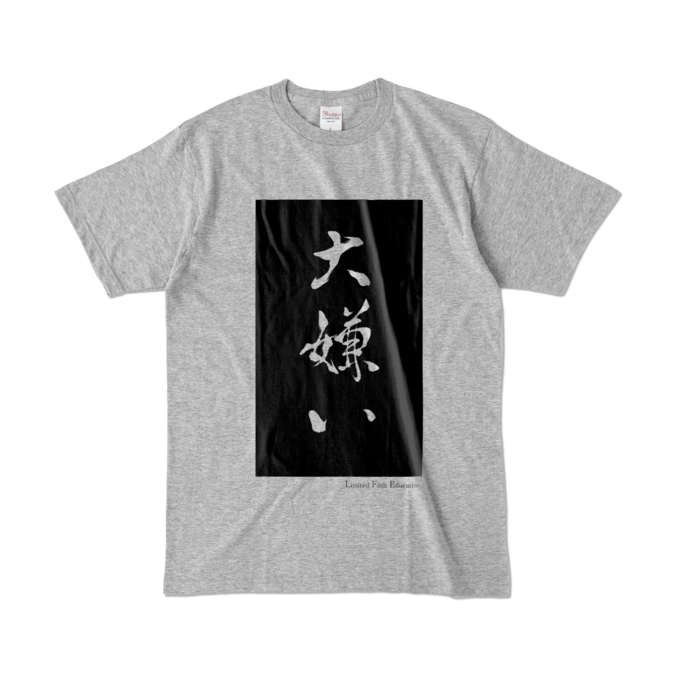 カラーTシャツ - L - 杢グレー (濃色)