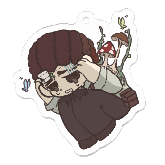 アクリルキーホルダー - 50 x 50 (mm)