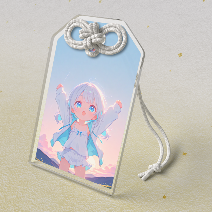 アクリルお守り - 50 × 80mm