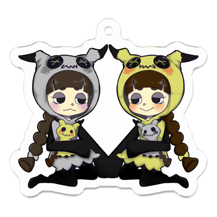 アクリルキーホルダー - 50 x 50 (mm)