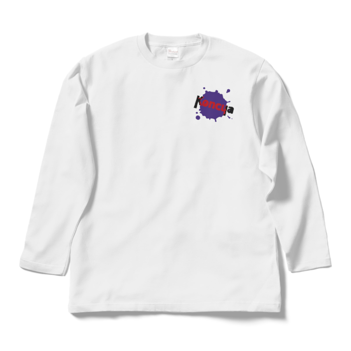 Koncua:ロングTシャツ - L - ホワイト