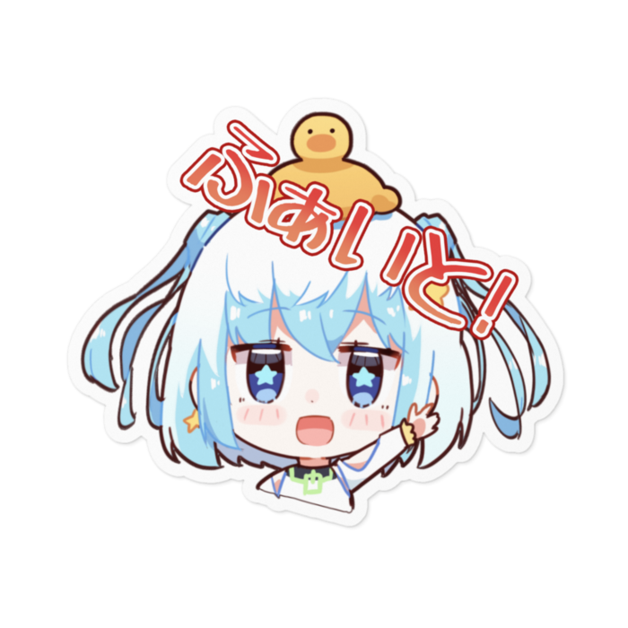 ふぁいとステッカー - 100 x 100 (mm)(8)